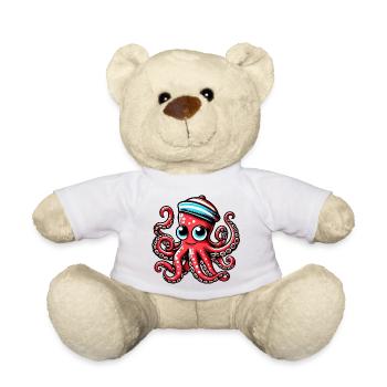 Krake - Teddy - Weiß - Vorne