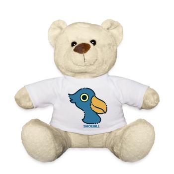 Oiseau à bec-en-sabot Ornithologue Forêt I Cadeau - Nounours - blanc - Devant