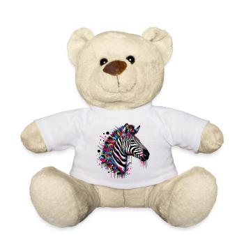 Zebra - Teddy - Weiß - Vorne