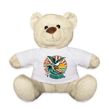 T-Shirt möwe Usedom – Ostsee Streetwear Design - Nounours - blanc - Devant