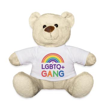 LGBTQ Pride Monat - LGBTQ+ Gang - Teddy - Weiß - Vorne