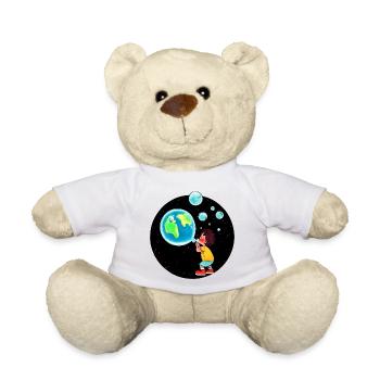 Planet Erde - Teddy - Weiß - Vorne