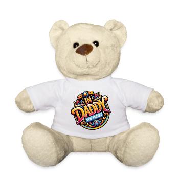 We trust our dad - dad is the best - Teddy Bear - white - Front