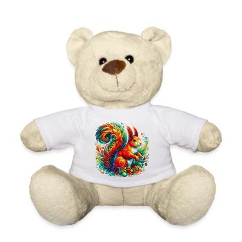 Squirrel - Teddy Bear - white - Front