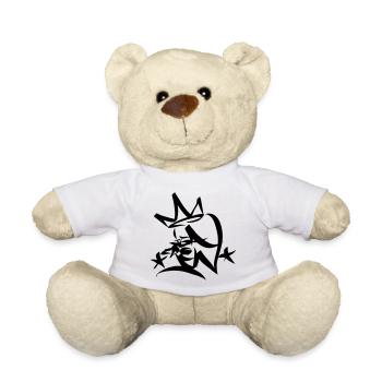 Graffiti Tag JGA Crew King 01 1C - Teddy - Weiß - Vorne