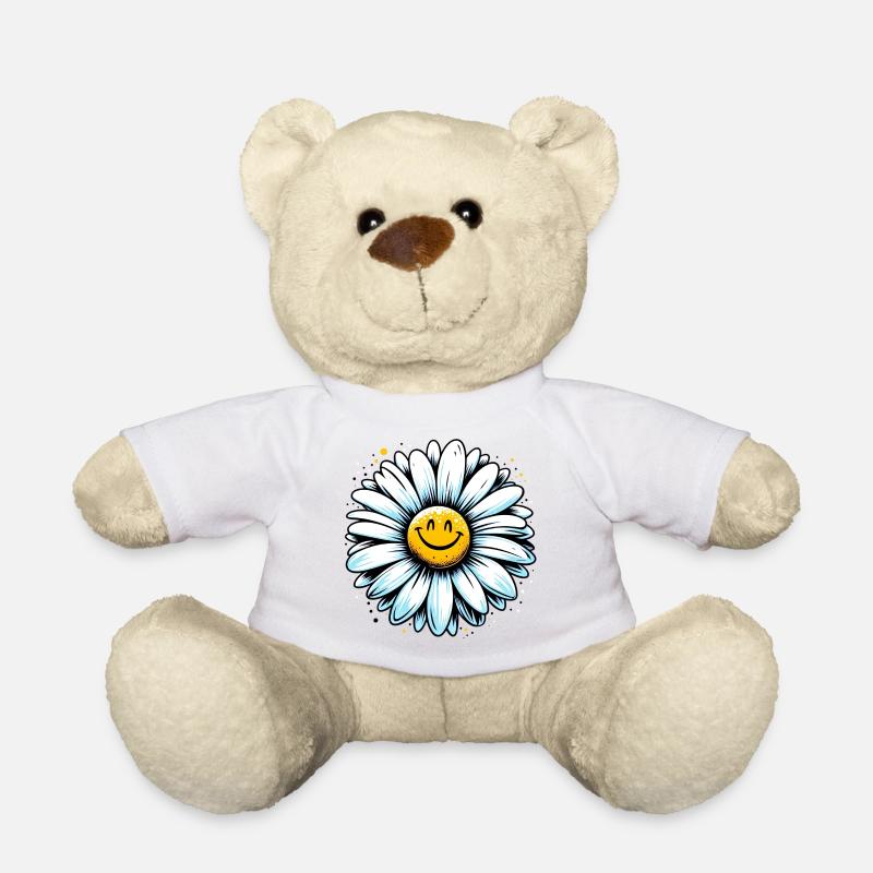 Gänseblümchen - Teddy - Weiß