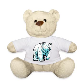Polar bear - Teddy Bear - white - Front