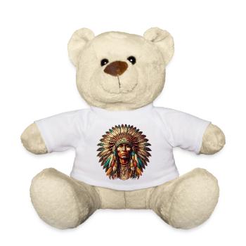 American Indian American - Teddy Bear - white - Front