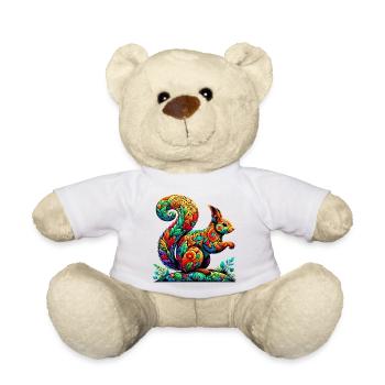 Squirrel - Teddy Bear - white - Front
