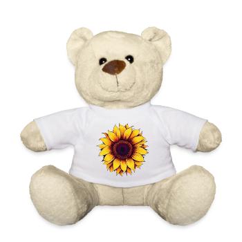 Sonnenblume - Teddy - Weiß - Vorne