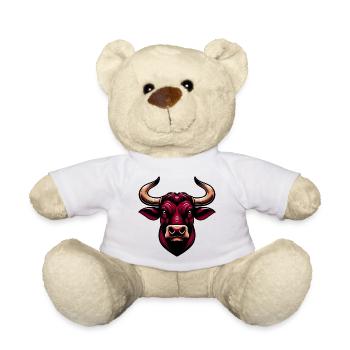 Stier - Teddy - Weiß - Vorne