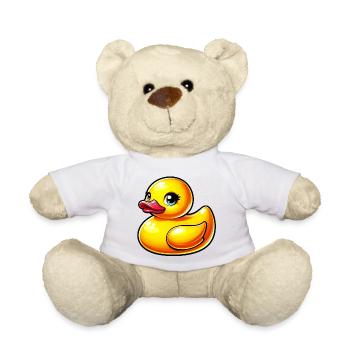 Caneton Canard Canard Canard - Nounours - blanc - Devant