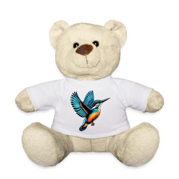 Martin-pêcheur - Nounours - blanc - Devant