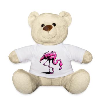 Flamingo - Teddy - Weiß - Vorne
