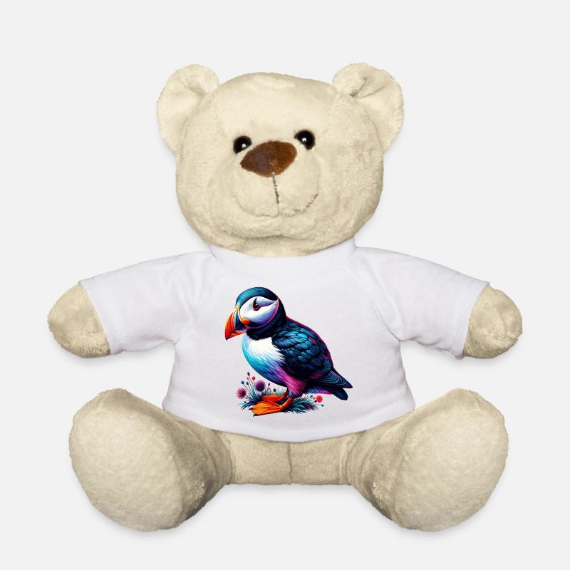 Papageitaucher - Teddy - Weiß
