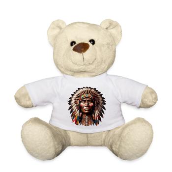 Amérindien Américain - Nounours - blanc - Devant