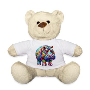 Nilpferd - Teddy - Weiß - Vorne