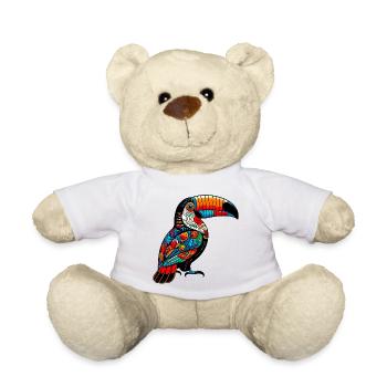Toucan - Teddy Bear - white - Front
