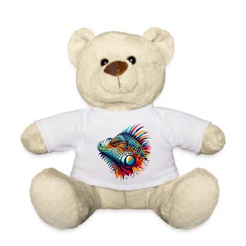 Iguana - Teddy Bear - white - Front