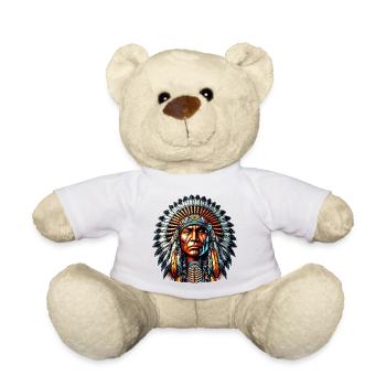 Amérindien Américain - Nounours - blanc - Devant