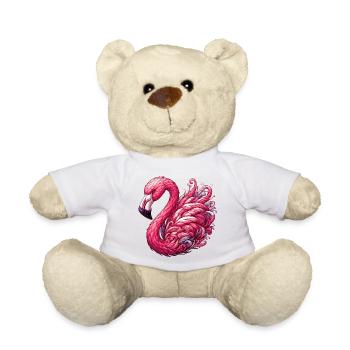 Flamingo - Teddy - Weiß - Vorne