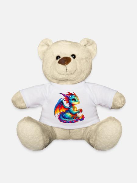 Dragon - Nounours - blanc