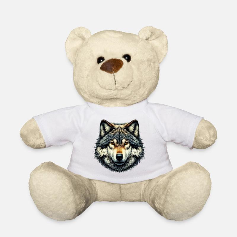 Wolf - Teddy - Weiß