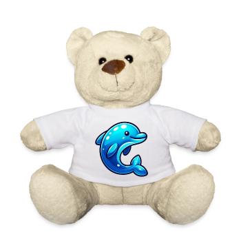 Dauphin - Nounours - blanc - Devant