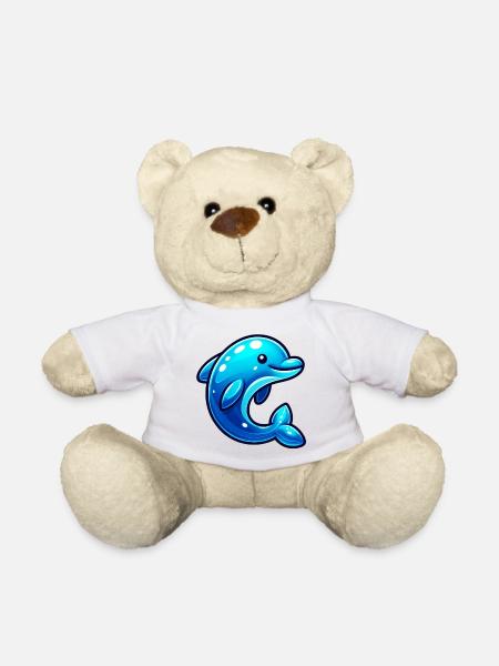 Delfin - Teddy - Weiß