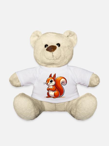 Eichhörnchen - Teddy - Weiß