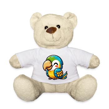 Perroquet - Nounours - blanc - Devant