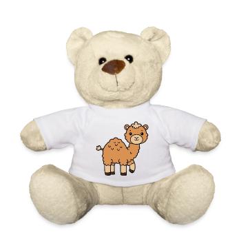 Dromadaire chameau - Nounours - blanc - Devant