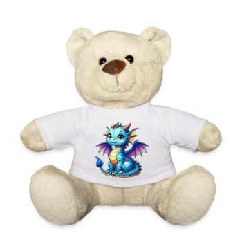 Drache - Teddy - Weiß - Vorne