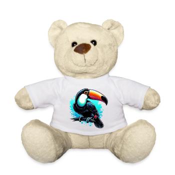 Toucan - Teddy Bear - white - Front