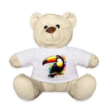 Toucan - Teddy Bear - white - Front