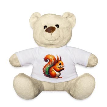 Squirrel - Teddy Bear - white - Front