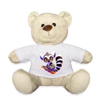 Lémurien - Nounours - blanc - Devant