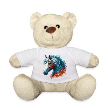 Horse - Teddy Bear - white - Front