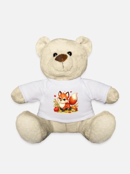 Fuchs Herbst - Teddy - Weiß