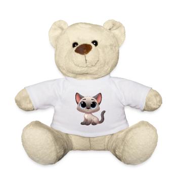 Siamesisch 23 - Teddy - Weiß - Vorne