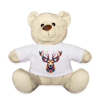 Deer - Teddy Bear - white - Front