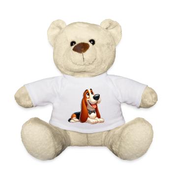 Basset 9 - Teddy Bear - white - Front