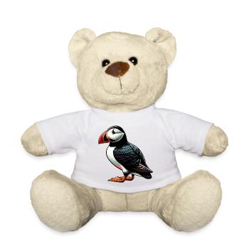 Puffin - Teddy Bear - white - Front