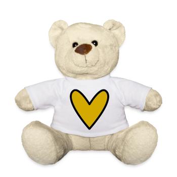 PAAR. GERADE VERHEIRATET. Junggesellinnenabschied. VALENTINSTAG. LIEBE. - Teddy - Weiß - Vorne