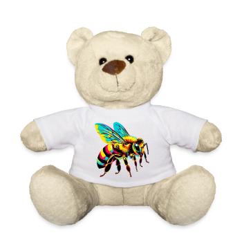 Abeille - Nounours - blanc - Devant