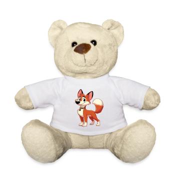 fox terrier 3 - Nounours - blanc - Devant