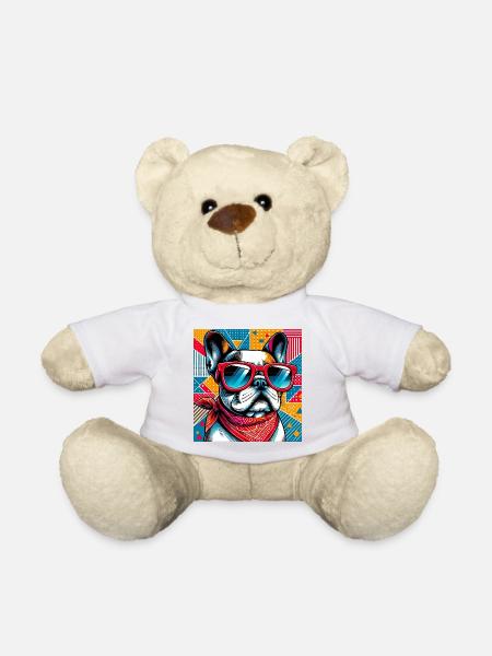 Französischer Bulldoggenhund - Teddy - Weiß