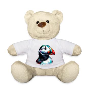 Puffin - Teddy Bear - white - Front