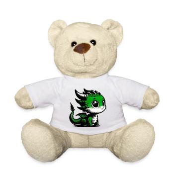 Dragon - Teddy Bear - white - Front
