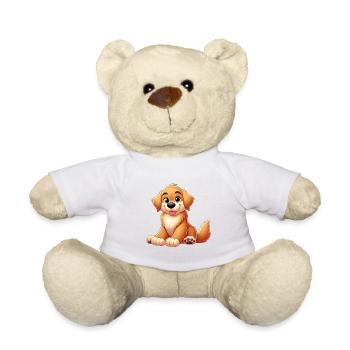 golden retriever 2 - Nounours - blanc - Devant